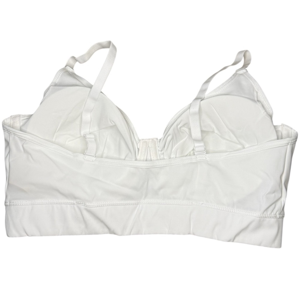 Rhonda Shear 2-pack Butterknit No Wire Underwire Bra Size XL Beige White NWOT - Picture 7 of 16